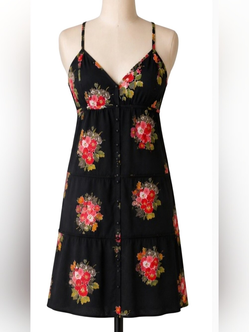American Eagle Floral Babydoll Sundress